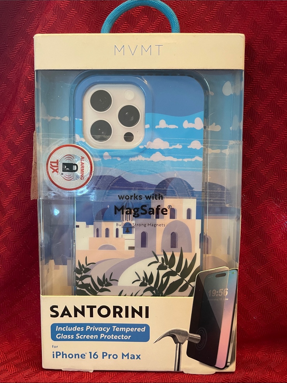 MVMT Santorini Blue Coastal MagSafe Case for iPhone 16 Pro Max